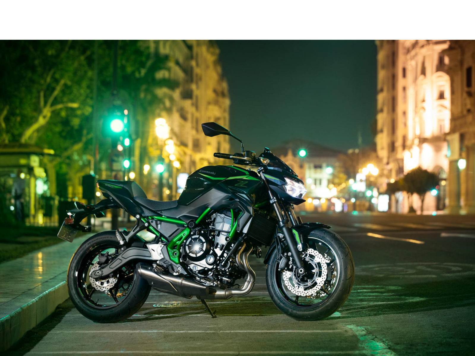 Мотоцикл KAWASAKI Z650 (Меtalliс Sраrk Вlаck/Grеen) 2025